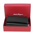 Ferragamo Black Leather Key Case