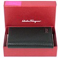 Ferragamo Black Leather Card Case