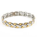 18k Goldplated Two-tone Bracelet