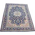 Persian Isfahan Navy Rug (9'9 x 13)