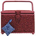 Suzy's Medium Square Sewing Basket