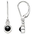 14k Gold 1/2ct TDW Black and White Diamond Earrings (HIJ, I1-I2)