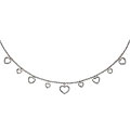14k Gold 1/2ct TDW Diamond Heart Necklace (H-I, I1-I2)