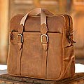 Leather 'Passage of Time' Travel Bag (Mexico)