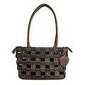 Leather 'Bronze Basket' Shoulder Bag (Mexico)