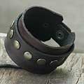 Leather 'Point Taken' Bracelet (Thailand)