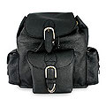 Leather 'Black Deluxe' Backpack (Mexico)