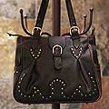 Leather 'Wild West' Handbag (Mexico)