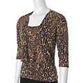Adi Designs S Max Leopard Print 2-piece Top Set