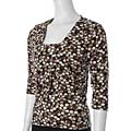 Adi Designs Women's Dot Print 2-piece Top Set