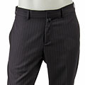 DKNY Men's Navy Stripe Flat Front Pants