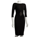 Kische Women's Scoop Back 1/2-sleeve Dress