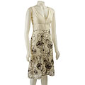 Chaudry Women's Sleeveless Embroidered Dress