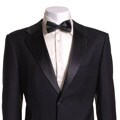 Mantoni Men's Non-pleated Wool Tuxedo
