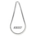 14k Gold Overlay 42-inch Tight Cuban Link Necklace