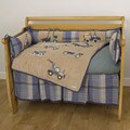 Cotton Tale Big Equipment 4-piece Crib Bedding Set