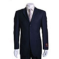 Mantoni Men's Navy Virgin Wool Suit
