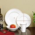 Sasaki High Point Red 16-piece Dinnerware Set
