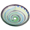 Fontaine Rainbow Swirl Glass Vessel Sink