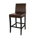 Andre Bi-cast Leather Barstool