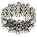 Sterling Silver and Cubic Zirconia Flex Band