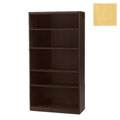 Aberdeen 5-shelf Mocha Wood Bookcase