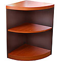 Aberdeen Cherry/ Graphite Quarter-round Bookcase