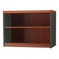 Aberdeen 2-shelf Cherry and Graphite Bookcase