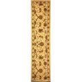 Hand-tufted Traditions Ivory Wool and Silk Runner (2'3 x 12')