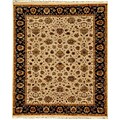 Hand-knotted Athens Hand-spun Wool Rug (3' x 5')