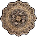 Hand-knotted Neyveli Hand-spun Wool Rug (8' Star)
