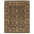 Hand-knotted Hapur Hand-spun Wool Rug (2' x 3')