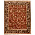 Hand-knotted Karaikal Hand-spun Wool Rug (2' x 3')