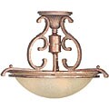 Caldwell 3-light Semi-flush Fixture
