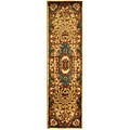 Handmade Classical Empire Wool Rug (2'3 x 10')