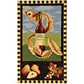Hand-hooked Vineyard Wool Rug (2'9 x 4'9)