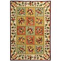 Hand-hooked Primavera Wool Rug (6' x 9')