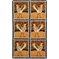 Hand-hooked Hens Wool Rug (2'9 x 4'9)
