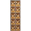 Hand-hooked Hens Wool Rug (2'6 x 8')