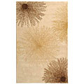 Handmade Soho Beige Burst New Zealand Wool Rug (7'6 x 9'6)