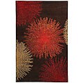 Handmade Soho Brown Burst Wool Rug (9'6 x 13'6)