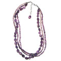 Amethyst Trio Necklace (India)