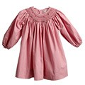 Petit Ami Infant Girl's Smocked-neck Dress