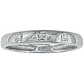10k White Gold Diamond Promise Ring (I-J, I2)