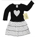 JoJo Designs Infant Girl's Polka Dot Heart Dress