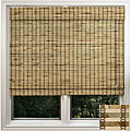 Rustic Bamboo Roman Shades (57 in. x 74 in.)