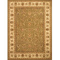 Hand-tufted Traditions Sage/ Ivory Wool Rug (8' x 11')