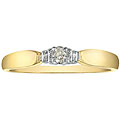 10k Yellow Gold Diamond Promise Ring ( I/J, I2 )