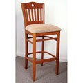 Peek-a-boo Cherry Finish Barstool
