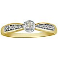 10k Yellow Gold Diamond Accent Promise Ring ( I/J, I2 )